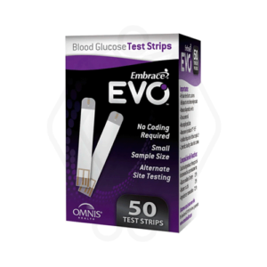 نوار تست قند خون Embrace EVO - 50 Test Strips