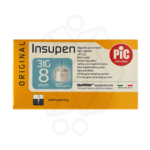 سرسوزن - PIC - سایز 8 میلیمتر گیج 31 - بسته 100 عددی