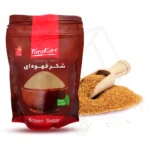 شکر قهوهای نوین سلفون زیپ دار فراکام ۵۰۰ گرم